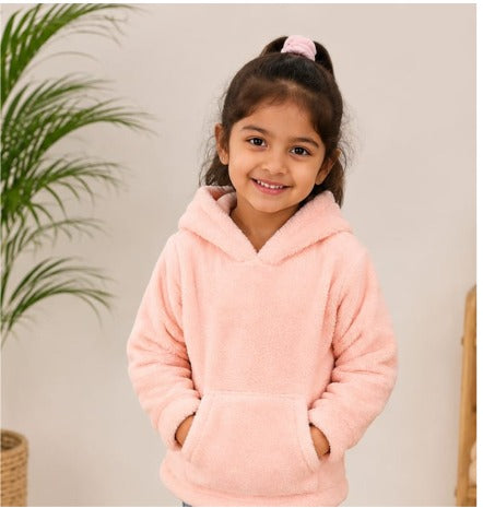 VAMAAR Premium Kids Winter Hoodie – Double-Side Fur Soft & Warm Hoodie