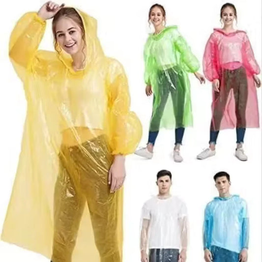 Raincard Emergency Raincoat | Compact Pocket-Size Disposable Raincoat for Travel, Outdoor & Emergency Use