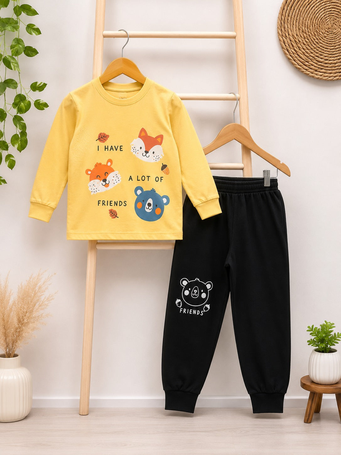 Tiny Crew Kids Winter Set | 100% Cotton Biowash |