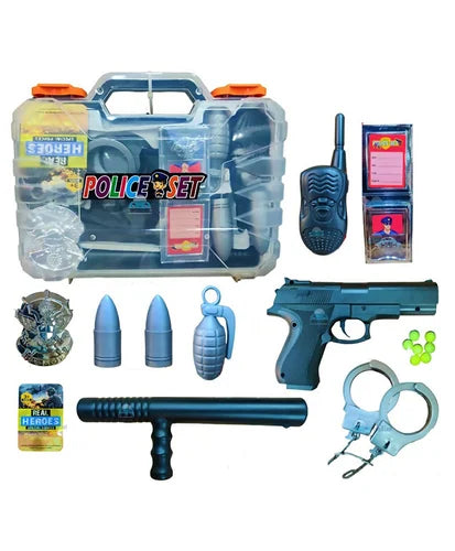 Kids Police Role Play Set | Police Costume with Accessories | Pretend Play Toy for Boys & Girls | Educational Dress-Up Kit