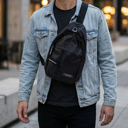 Waterproof USB Charging Sling Bag