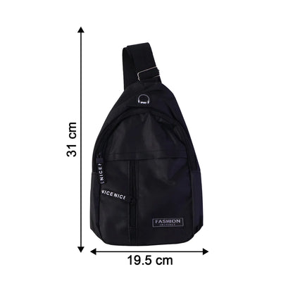 Waterproof USB Charging Sling Bag