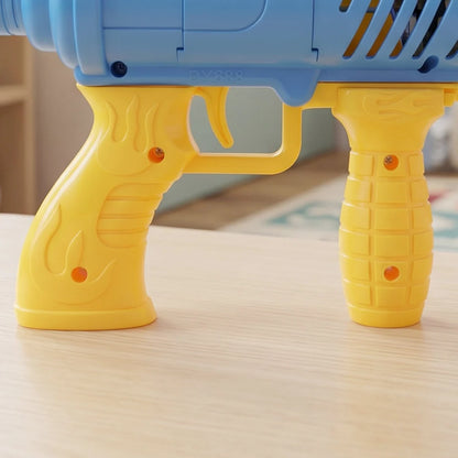 Automatic Rechargeable Bubble Gun Toy With Lights For Kids