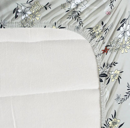 Cotton King Size fitted Bed Sheets with two pillow covers
