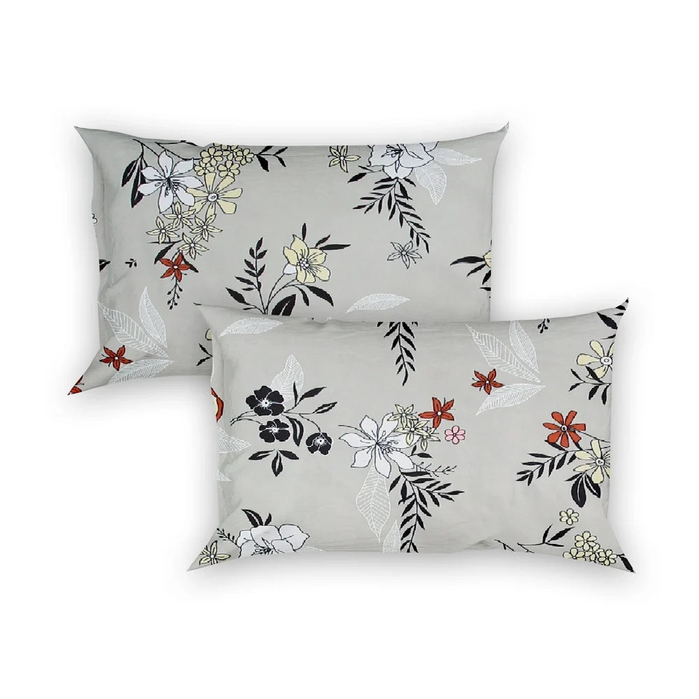 Cotton King Size fitted Bed Sheets with two pillow covers