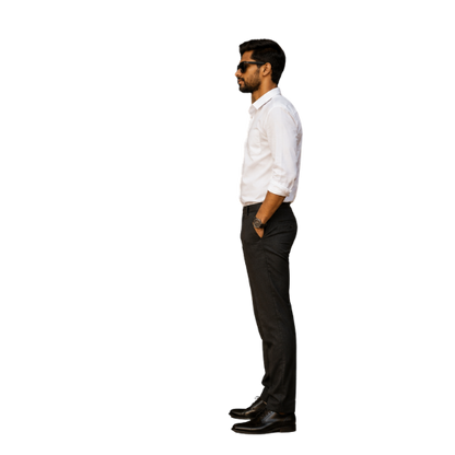 VAMAAR Premium Linen Slim Fit White Shirt for Men – Elegant Formal & Casual Wear