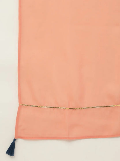 Kurti Pant Set Foil Print, Hand Wash