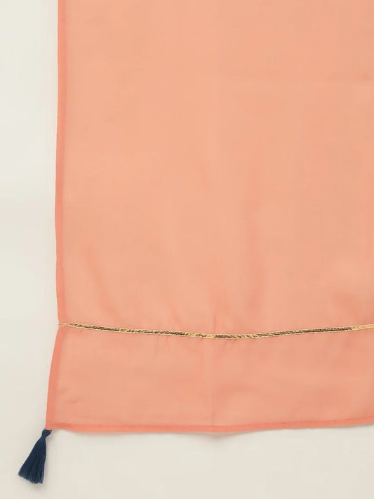 Kurti Pant Set Foil Print, Hand Wash