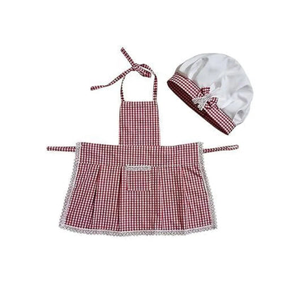 Fancy Flight Check Baby Chef Costume, 0-6 M