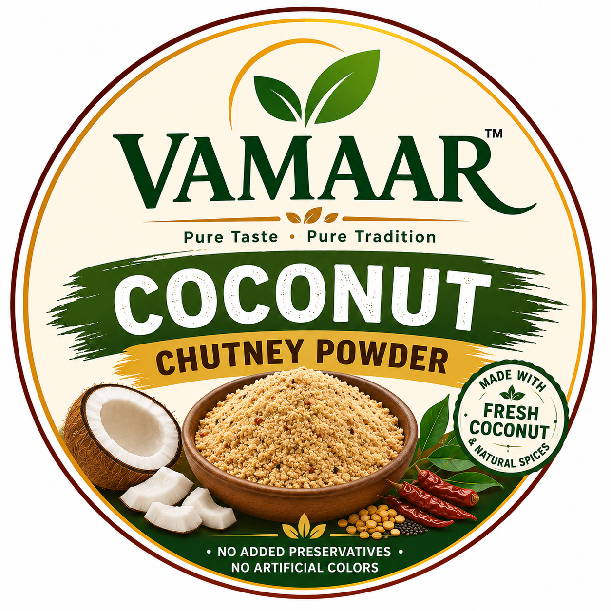Healthy Coconut Chutney Powder