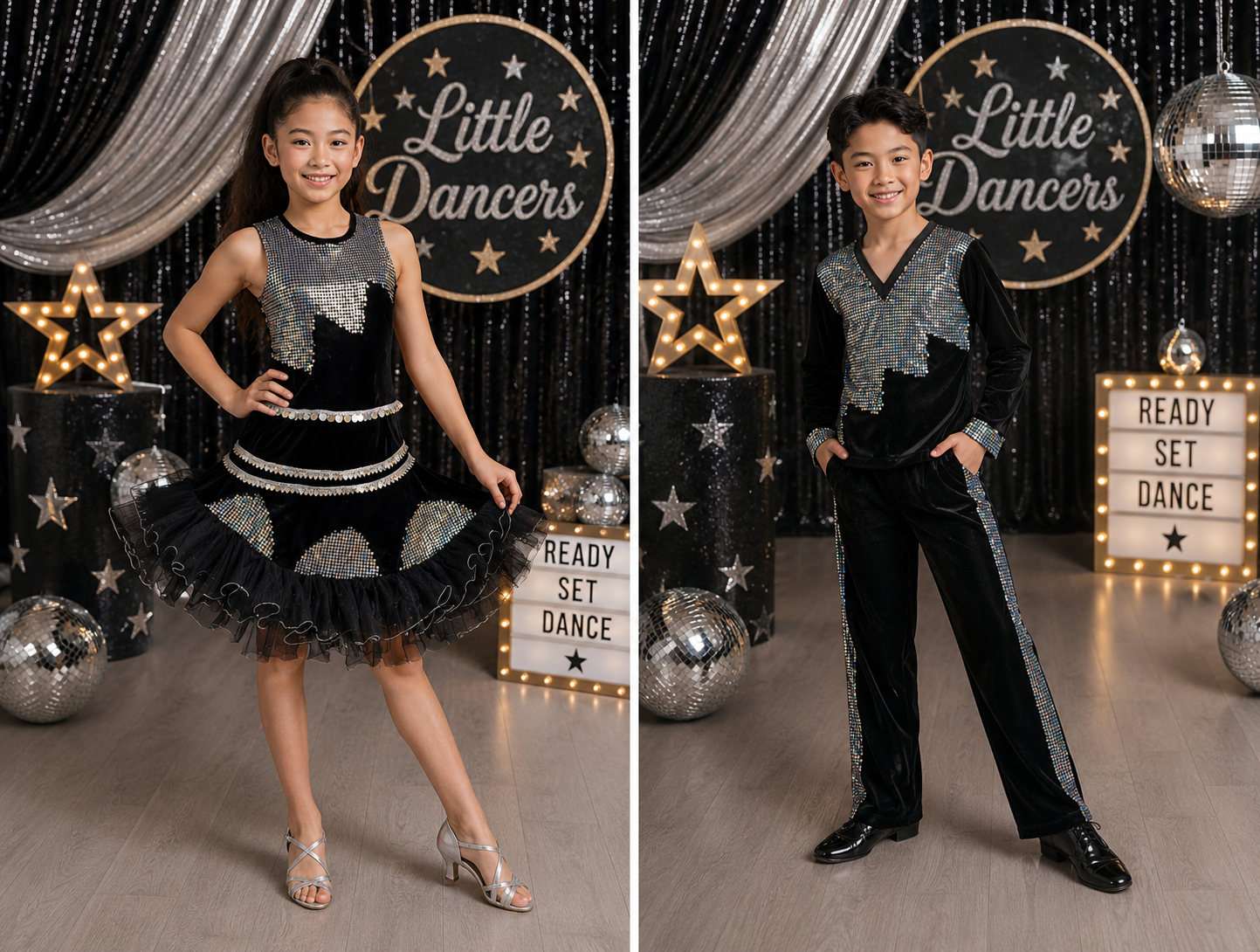 Kids Western Dance Costume