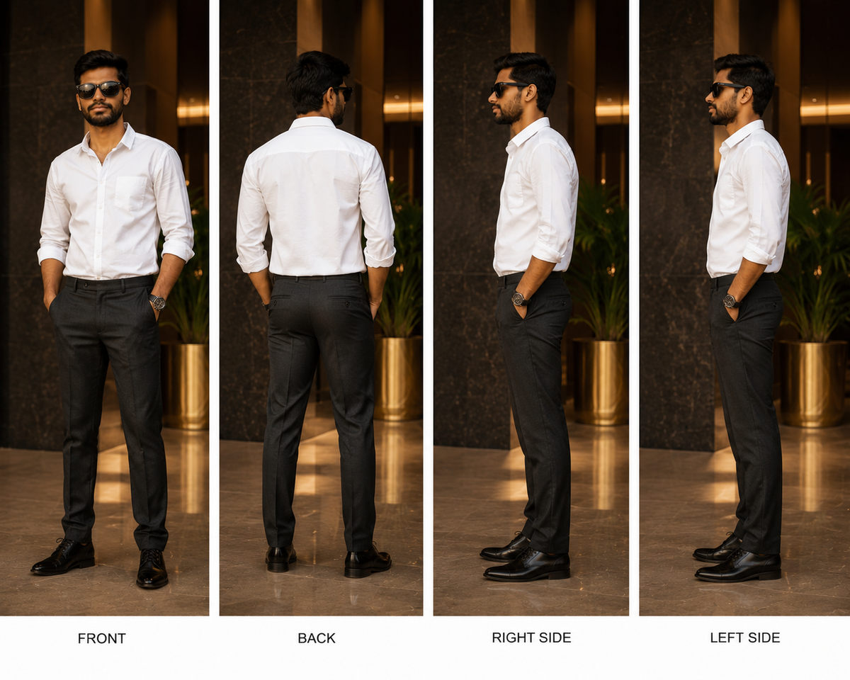 Premium White Casual Cotton Shirt for Men – Smart &amp; Stylish Full Sleeve Shirt