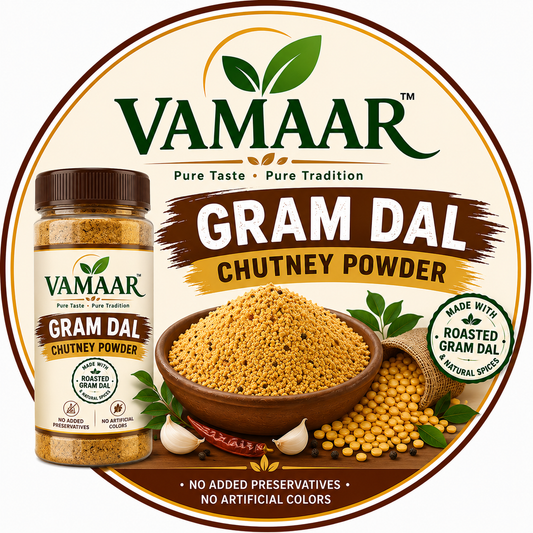 Healthy Gram Dal Chatni Pudi (Roasted Gram Dal / Roasted Chana Dal)