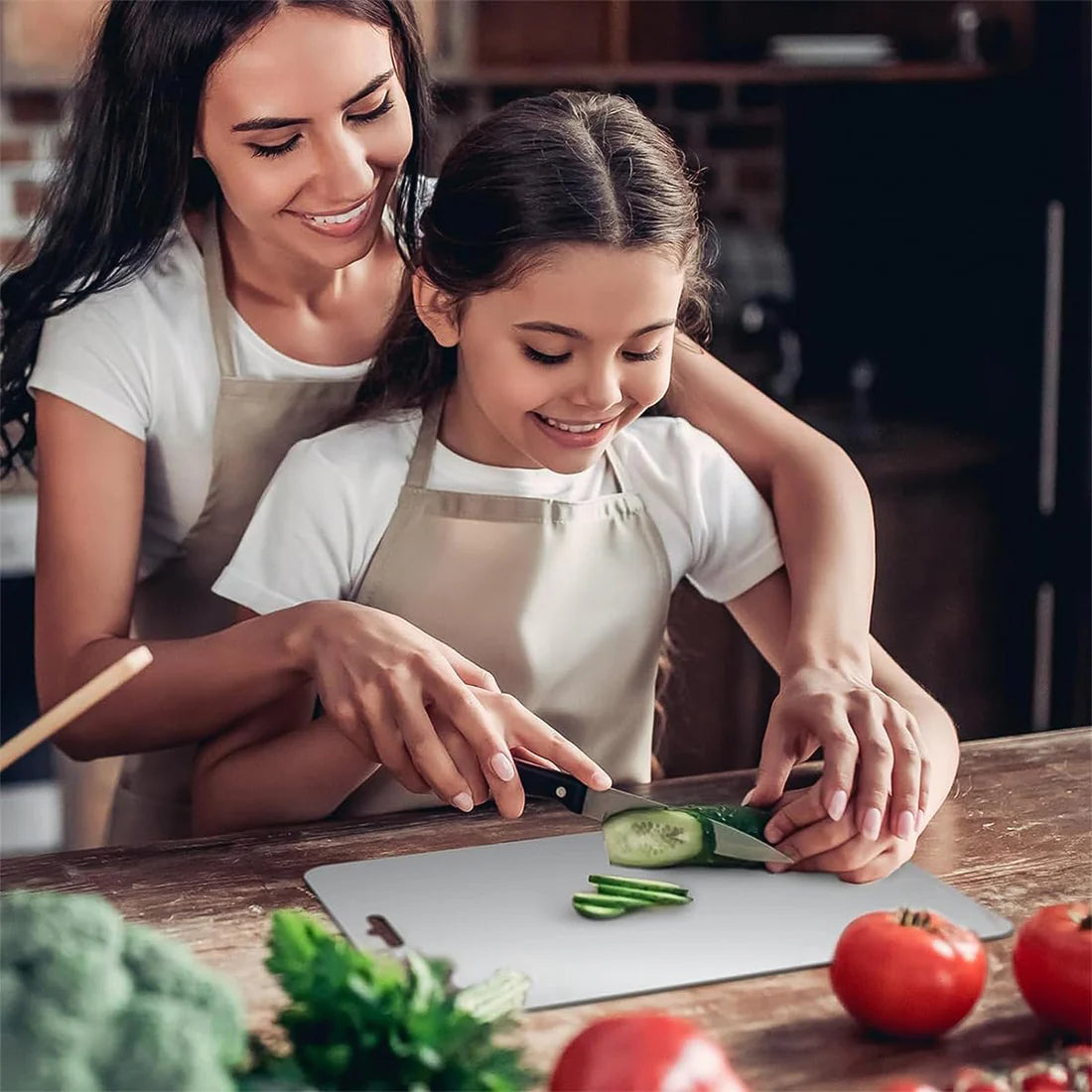 Stainless Steel Vegetable & Fruit Cutting Board 31×20 Cm