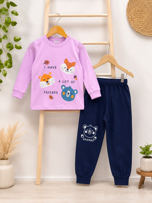 Tiny Crew Kids Winter Set | 100% Cotton Biowash |