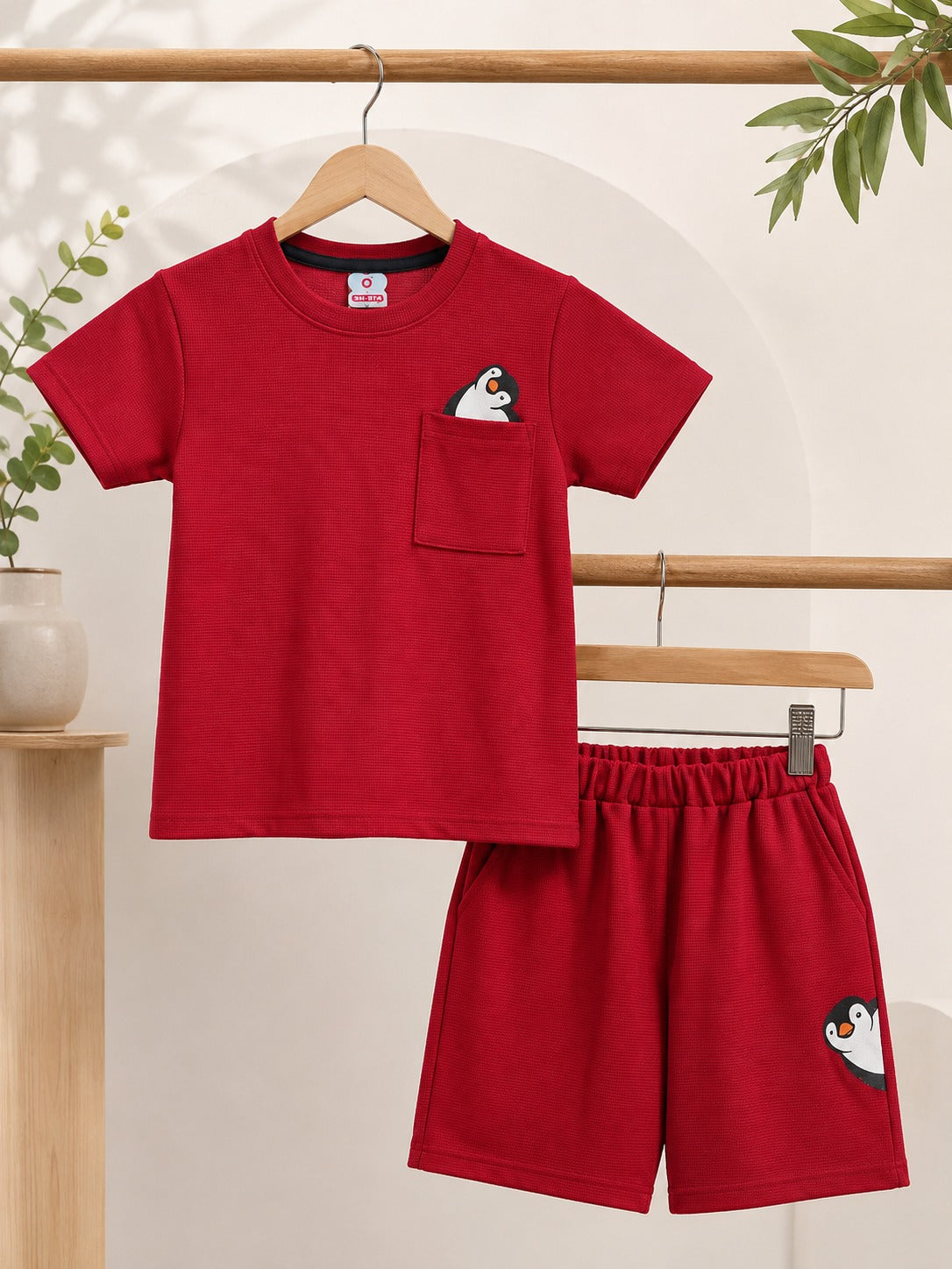 Kids Waffle Printed Set – Soft & Stylish Casual Wear for Boys & Girls
