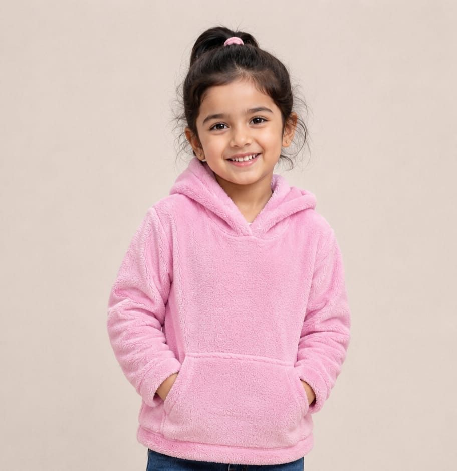 VAMAAR Premium Kids Winter Hoodie – Double-Side Fur Soft & Warm Hoodie