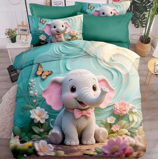 Premium 11D King Size Double Bedsheet (110 x 110 Inches) with 2 Pillow Covers | Super Soft Microfiber | Luxury HD Printed Bedsheet | Fade Resistant & Easy Care