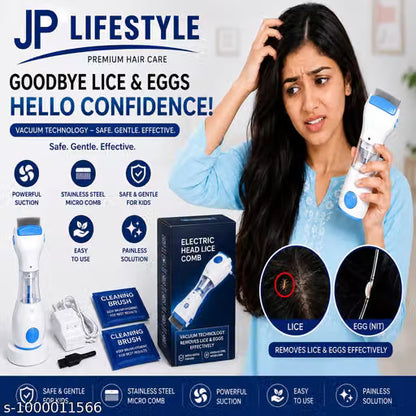 Electric Head Lice Removal Comb, Safe for children and adults